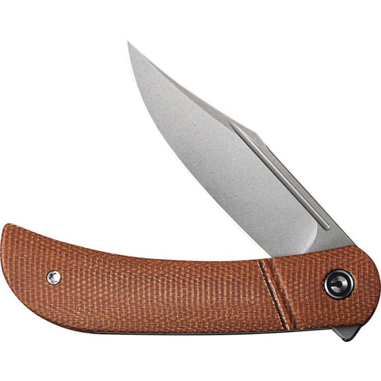 CIVIVI Appalachian Drifter Slipjoint Flipper Knife S35VN  Brown Micarta C2015A  CIVIVI Appalachian Drifter Slipjoint Flipper Knife S35VN  Brown Micarta C2015A