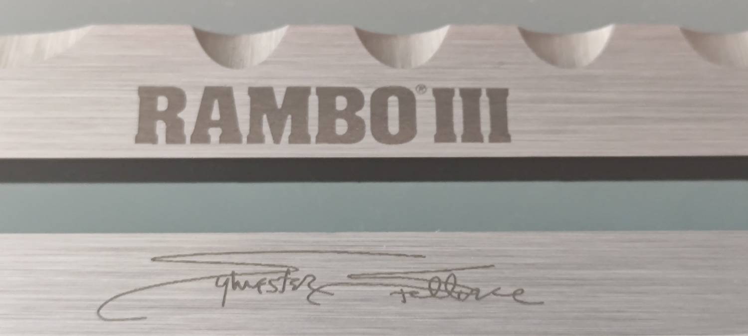 Rambo 3 Sylvester Stallone Signature Edition Knife: A Collector's Dream and  a Tribute to Cinematic History