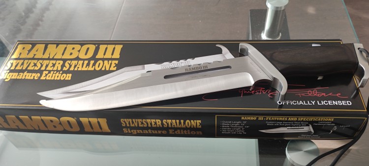 Rambo 3 Sylvester Stallone Signature Edition knife Rambo 3 Sylvester Stallone Signature Edition knife