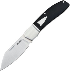 Складной нож Begg Slip Joint Sheepfoot Black G10