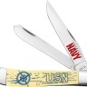 Cuchillo Cuchillo plegable Case Cutlery U.S. Navy Trapper Yellow