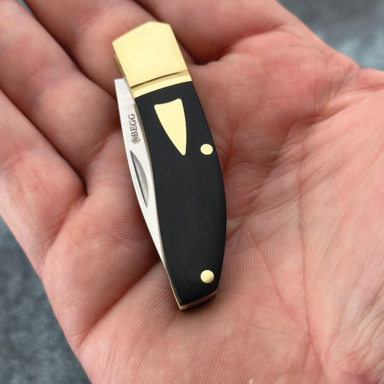 Begg Knives Mini Hunter Slip Joint Black