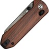 Cuchillo Cuchillo plegable | Navajas CIVIVI Yonder Crossbar Lock | Guinourtia Wood