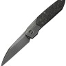 Taschenmesser We Knife | Titanium/Shredded carbon