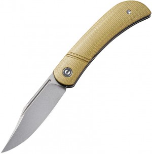 CIVIVI Appalachian Drifter Slipjoint Flipper Knife S35VN  Olive Micarta C2015B 