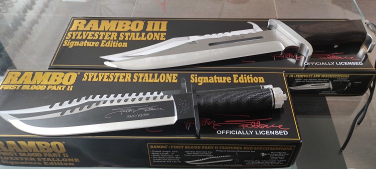 salvos.eu
Rambo First Blood Part II Stallone Signature Edition knife