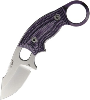 Hogue Ex-F03 | Fixed Blade | Clip Purple