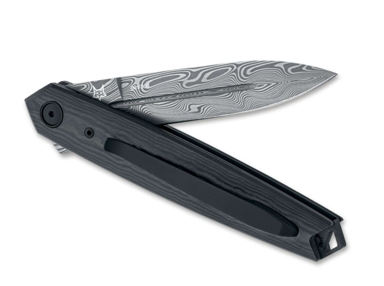 Fox Knives Terzuola Pacifico | Damascus | Black Camo CF Fox Knives Terzuola Pacifico | Damascus | Black Camo CF