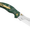 Cuchillo Cuchillo plegable | Navajas Kizer C01C 2.9 | Green G10 | Sparkling Christmas Ornaments
