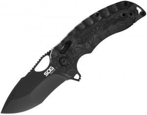 Складной нож SOG Kiku XR folding knife black 12-27-02-57