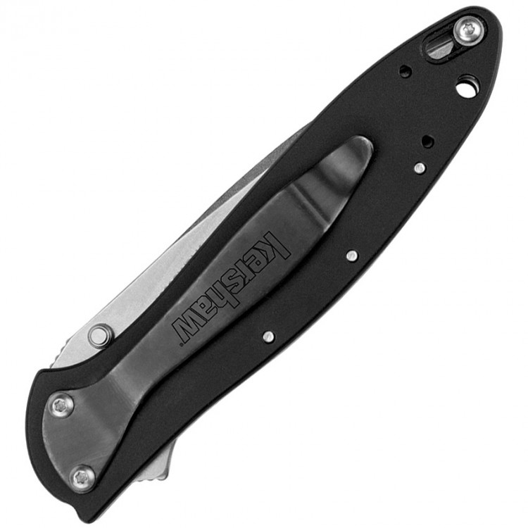 Kershaw Leek folding knife stonewashed 1660SWBLK Kershaw Leek folding knife stonewashed 1660SWBLK
