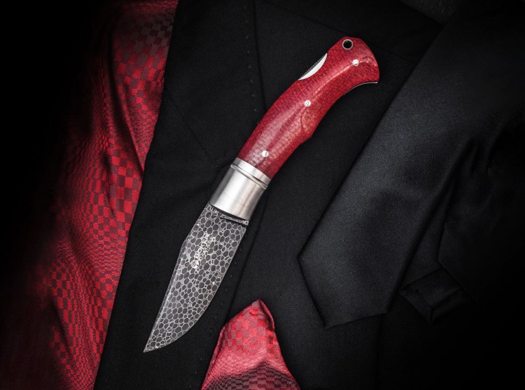 Cuchillo Böker Boxer Damascus 111025DAM Cuchillo Böker Boxer Damascus 111025DAM