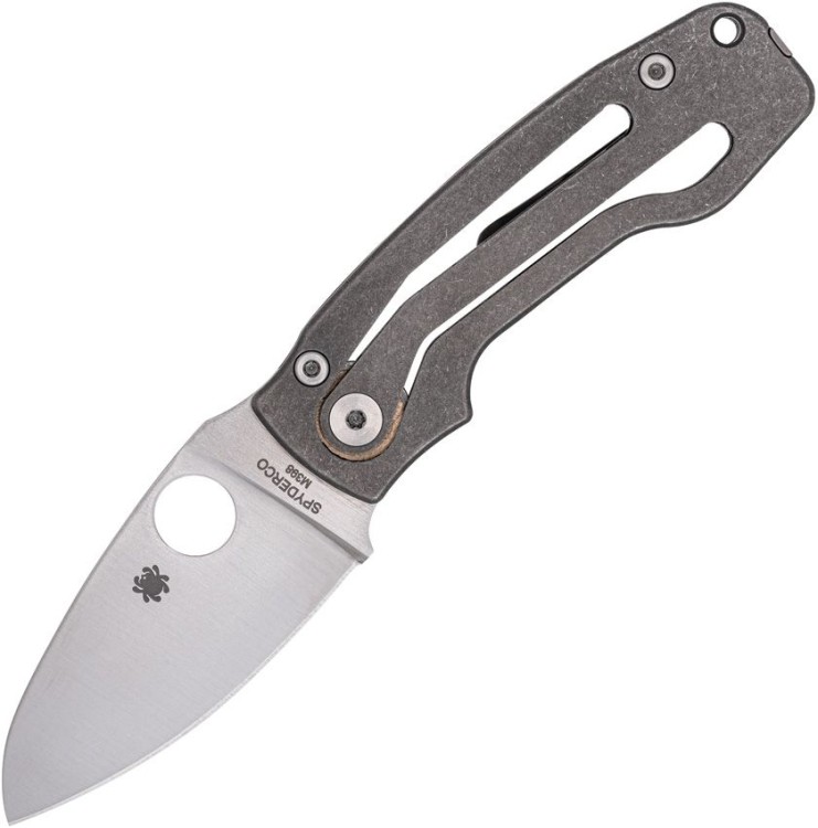 Taschenmesser Spyderco Pits 2 M398 | Slipit Titanium