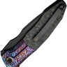 Cuchillo Cuchillo plegable | Navajas WE Knife Archeozoic Flamed | Titanium Rose CF