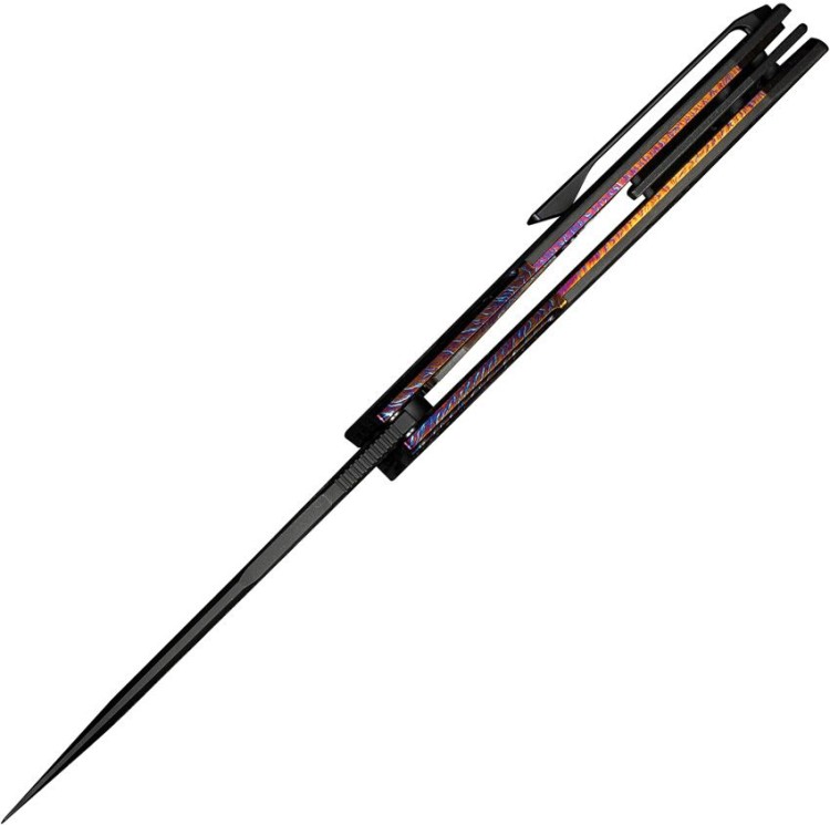 Taschenmesser WE Knife Archeozoic Flamed | Titanium Rose CF Taschenmesser WE Knife Archeozoic Flamed | Titanium Rose CF