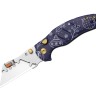 Taschenmesser Kizer C01C 2.9 | Purple G10 | Sparkling Christmas Ornaments