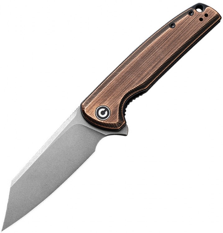 Складной нож CIVIVI Brigand 154CM Stonewashed Blade, Antique Copper C909D