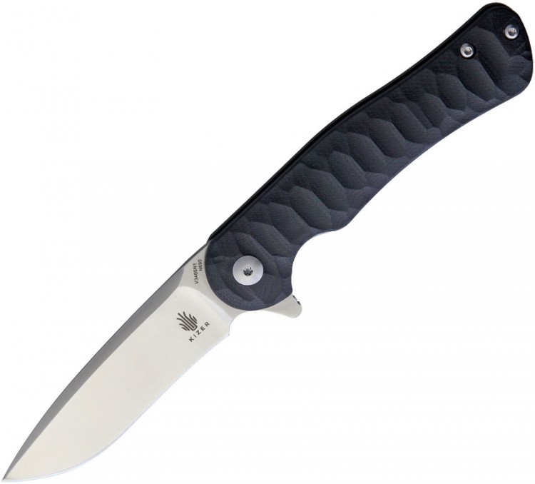 Cuchillo Kizer Cutlery Dukes Linerlock Black folding knife