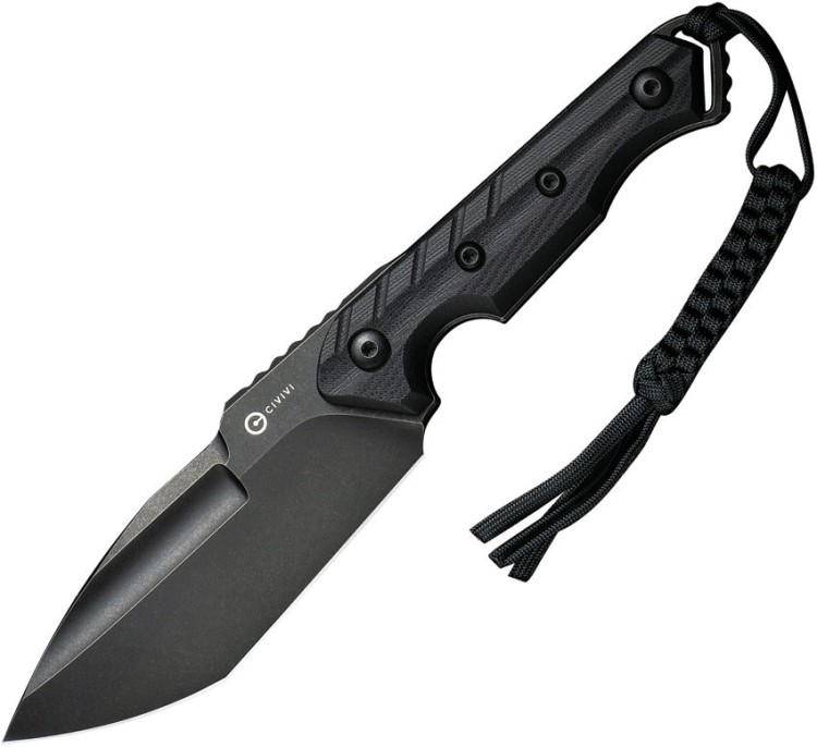 Cuchillo Cuchillo Civivi Maxwell Fixed Blade, Black