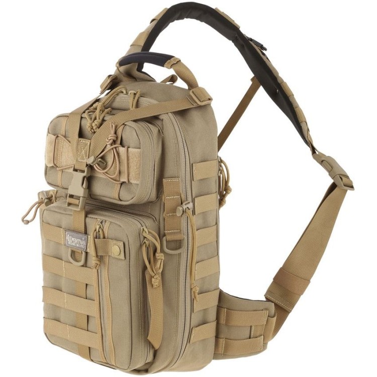 Rucksäcke Maxpedition Sitka Gearslinger | Khaki Rucksäcke Maxpedition Sitka Gearslinger | Khaki