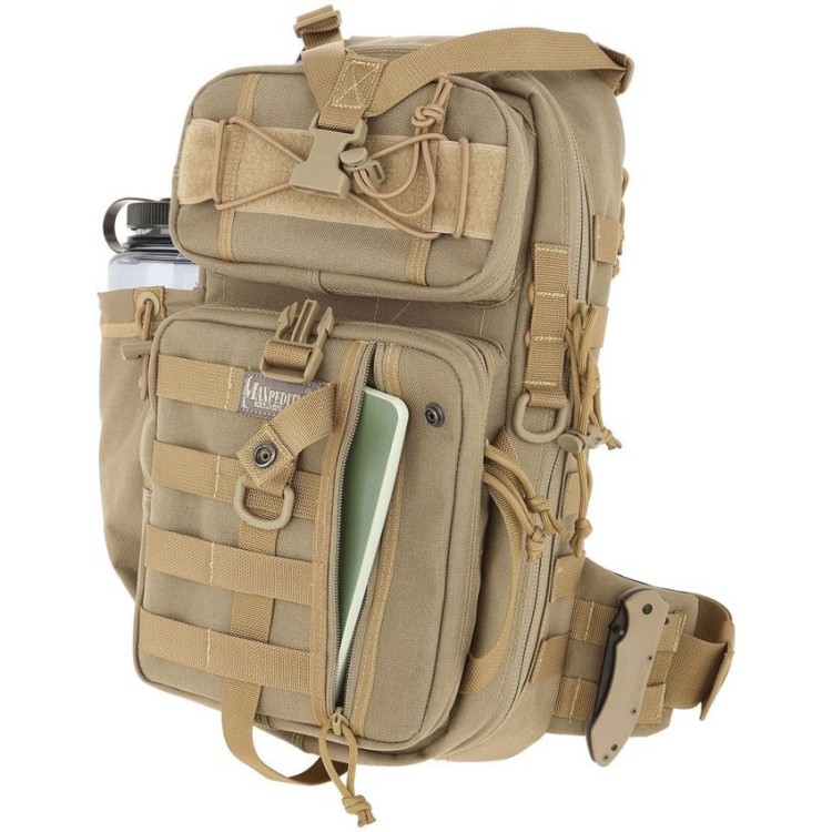 Rucksäcke Maxpedition Sitka Gearslinger | Khaki Rucksäcke Maxpedition Sitka Gearslinger | Khaki