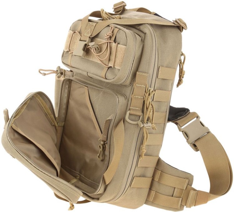 Rucksäcke Maxpedition Sitka Gearslinger | Khaki Rucksäcke Maxpedition Sitka Gearslinger | Khaki