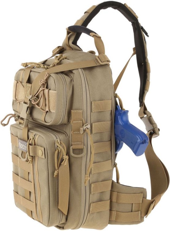 Rucksäcke Maxpedition Sitka Gearslinger | Khaki Rucksäcke Maxpedition Sitka Gearslinger | Khaki