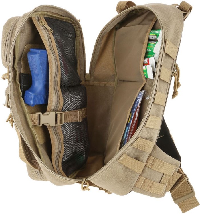 Rucksäcke Maxpedition Sitka Gearslinger | Khaki Rucksäcke Maxpedition Sitka Gearslinger | Khaki