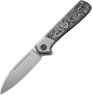 Cuchillo plegable | Navajas WE Knife Soothsayer Titanium AL CF Grey
