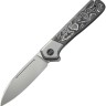 Taschenmesser WE Knife Soothsayer Titanium AL CF Grey