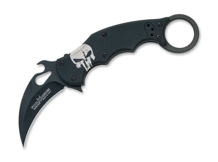 Fox Knives FX 599 Karambit The Skull N690 | Aluminum