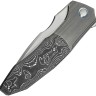 Cuchillo Cuchillo plegable | Navajas WE Knife Archeozoic | Titanium Gray Aluminum Foil CF