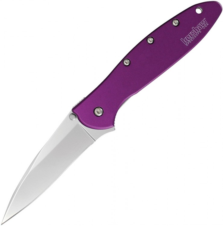 Складной нож Kershaw Leek folding knife purple 1660PUR