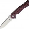 Kizer Cutlery Dukes Linerlock Black/Red folding knife