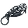Karambit-Messer Fox Knives FX 599 Karambit | The Skulls N690 Aluminum