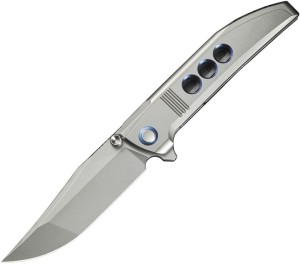 Taschenmesser WE Knife Ezinta M390 | Titanium Gray