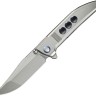 Taschenmesser WE Knife Ezinta M390 | Titanium Gray