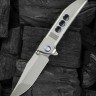 Taschenmesser WE Knife Ezinta M390 | Titanium Gray