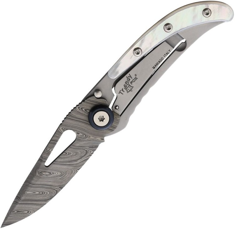 Cuchillo Cuchillo plegable | Navajas Fox Baroni Trendy | Damascus