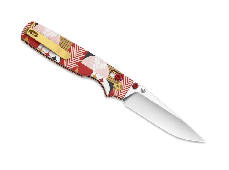Складной нож Kizer Original 2 14C28N | Christmas Gift Wrap Pattern