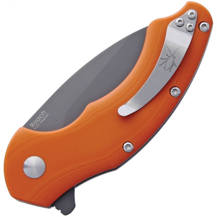 Kizer Cutlery Roach Linerlock Orange folding knife