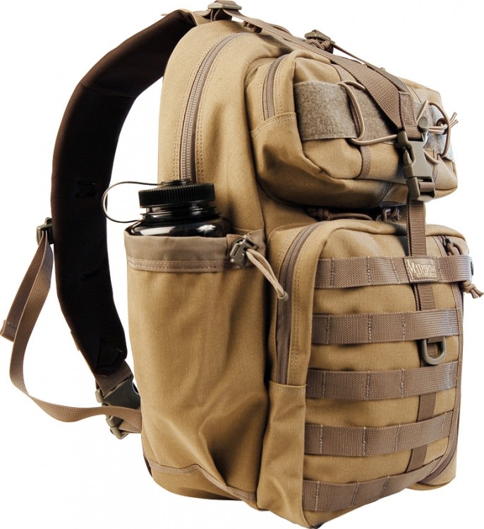 Cuchillo Mochilas Maxpedition Kodiak Gearslinger backpack khaki-foliage 0432K