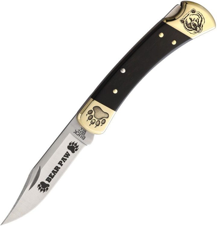 Складной нож Custom Buck 110 Lockback Bear