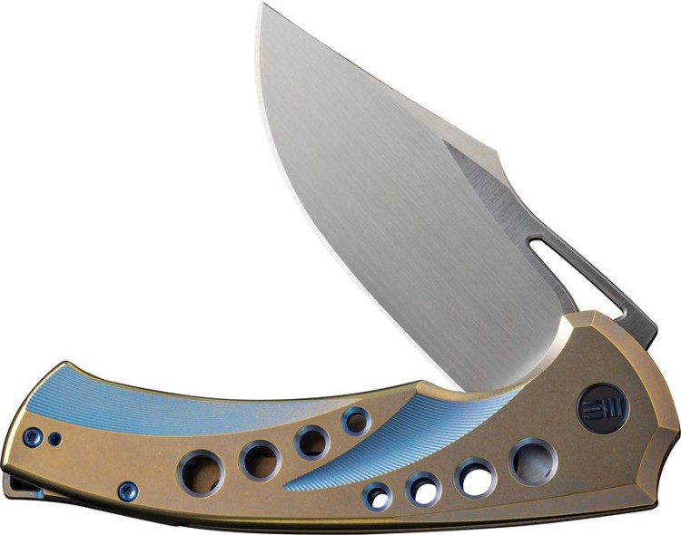 Taschenmesser WE Knife Swiftfin CPM-20CV | Titanium | Golden Blue Taschenmesser WE Knife Swiftfin CPM-20CV | Titanium | Golden Blue