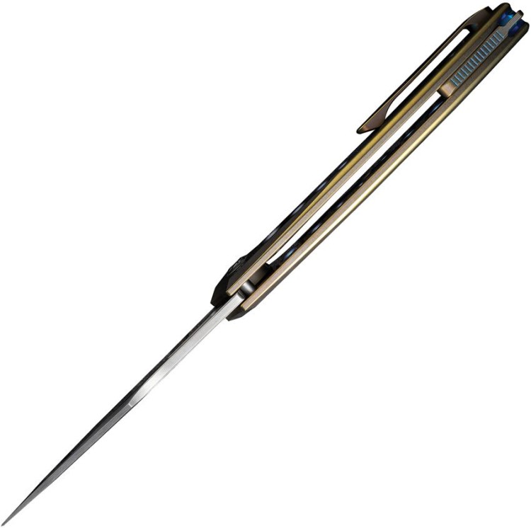 Taschenmesser WE Knife Swiftfin CPM-20CV | Titanium | Golden Blue Taschenmesser WE Knife Swiftfin CPM-20CV | Titanium | Golden Blue