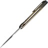 Taschenmesser WE Knife Swiftfin CPM-20CV | Titanium | Golden Blue