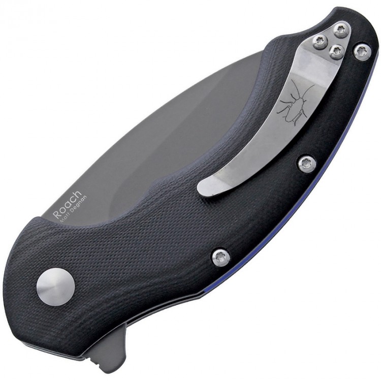 Kizer Cutlery Roach Linerlock folding knife, black Kizer Cutlery Roach Linerlock folding knife, black
