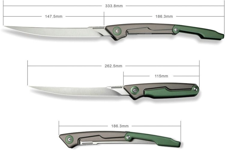 CIVIVI Shawka Fillet | Green