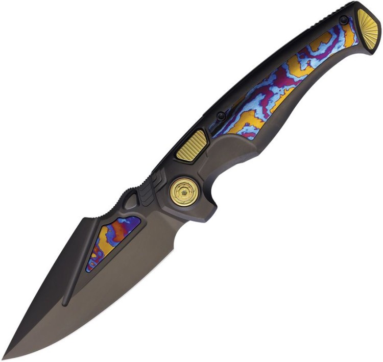 Taschenmesser REMETTE RT-Scepter | Titanium | M390 Blade Timascus