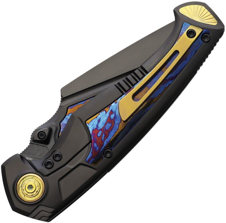 Taschenmesser REMETTE RT-Scepter | Titanium | M390 Blade Timascus